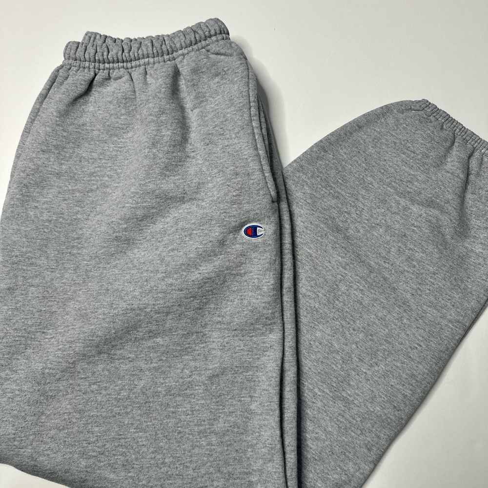 Champion Light Gray Jogger Sweatpants L